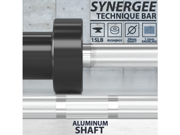 Synergee Technique Barbell - Silver