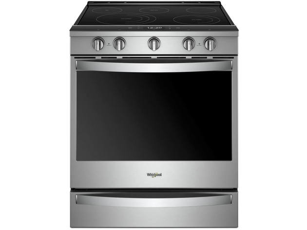 Whirlpool WEE750H0HZ 6.4 Cu. Ft. Stainless Electric Convection Range