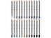 SHANY Slim Eyeliner Pencil Set - 24 Highly-Pigmented and Long-Lasting Eye Pencils in Matte and Metallic Finishes with Case