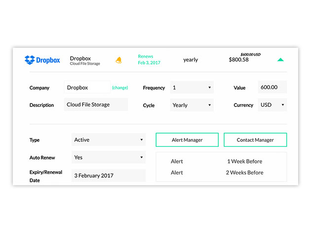 TrackMySubs Entrepreneur Plan: Lifetime Subscription