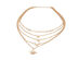 Multi-Colored Tone Celestial 14K Gold Plated Statement Necklace
