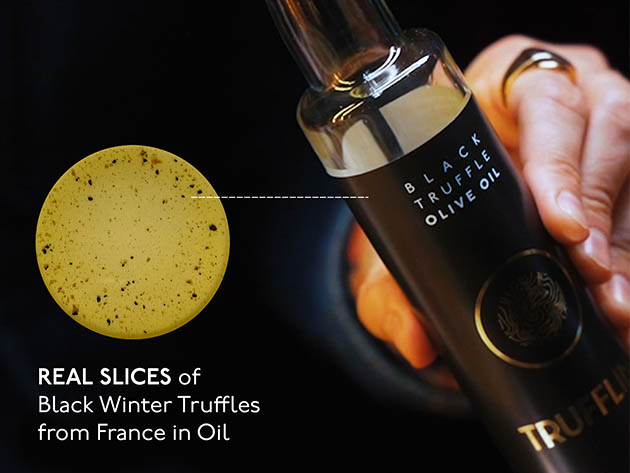 Organic Truffle-Infused Olive Oil (Black)