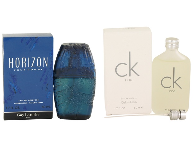 Gift set  HORIZON by Guy Laroche EDT Spray 1.7 oz And  CK ONE EDT Pour/Spray (Unisex) 1.7 oz