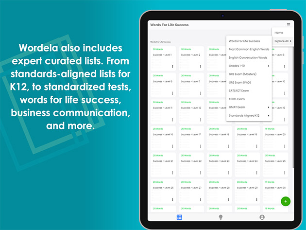 Wordela Vocabulary Mastery: Lifetime Subscription