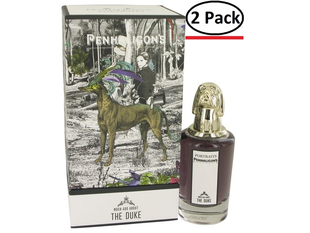 Much Ado About The Duke by Penhaligon's Eau De Parfum Spray 2.5 oz for Men (Package of 2)