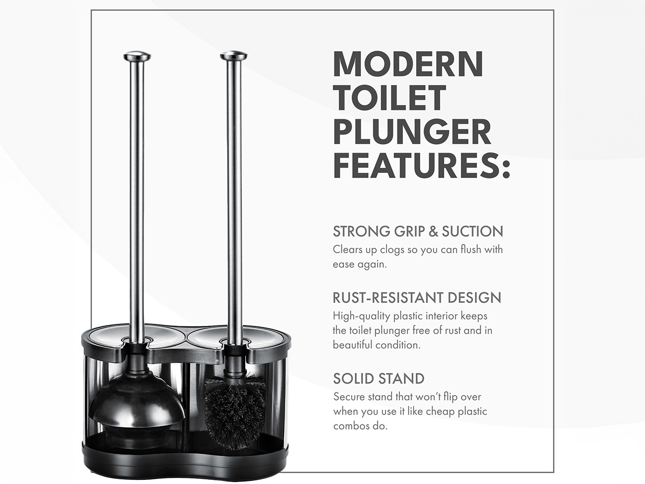 ToilettTree Brush & Plunger Combo