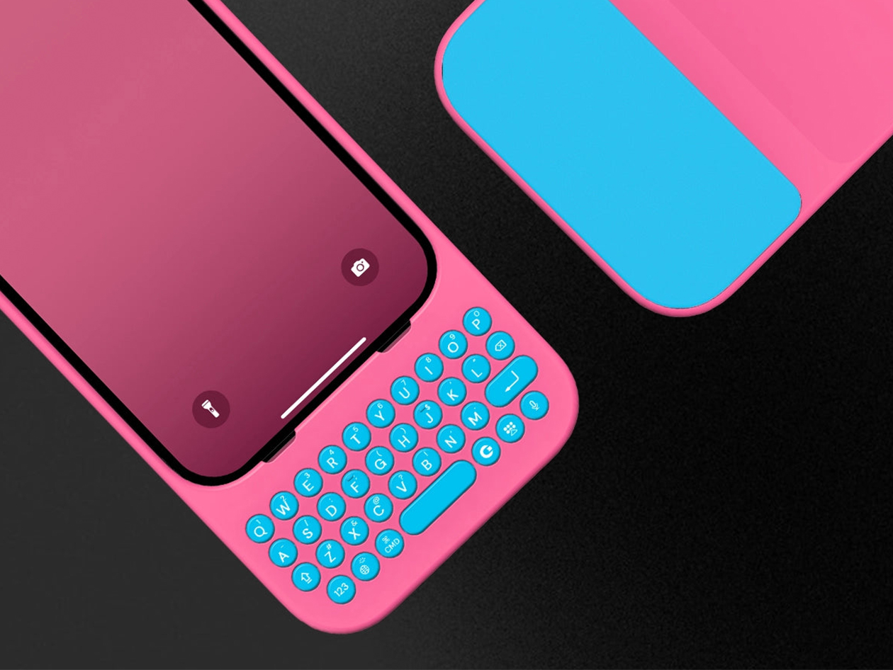 Clicks Keyboard Phone Case (Miami Beach/iPhone 15 Plus)