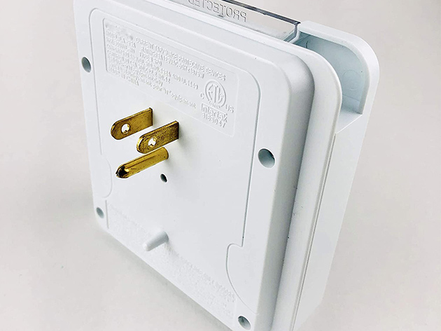 GlamSocket Decorative Multi-Outlet & Dual USB Port Surge Protector + Phone Holder (Versailles)