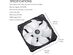 Bitspower BPTA-FX1812NT-1 Notos 120mm DRGB Computer Fan PWM PC Cooling Fan (Used, Open Retail Box)