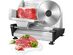 AICOK Home Use Meat Slicer, Food Slicer with Removable 7.5 Stainless Steel Blade and 0-15mm Adjustable Thickness,  Include Food Pusher & Non-Slip Feet 150W