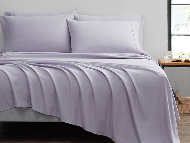 6-Piece Bamboo Comfort Luxury Sheet Set (Lilac/Queen)