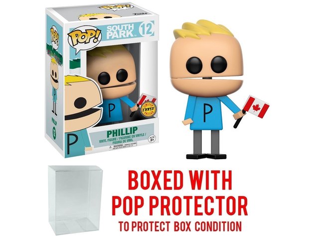 South Park Phillip Pop! Vinyl Figure Chase Variant and (Bundled with Pop BOX PROTECTOR CASE)