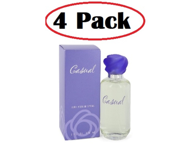 4 Pack of CASUAL by Paul Sebastian Fine Parfum Spray 4 oz