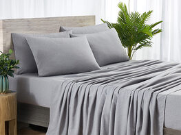 Bamboo Blend 2000 Thread Count Chambray Sheet Set