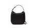 Marc Jacobs Magnetic Closure Fabric Lining Detachable Shoulder Strap Fold-Over Hobo Bag, Black