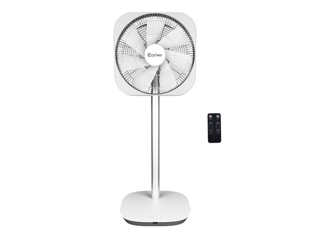 How to assemble pedestal oscillating stand fan, Costway