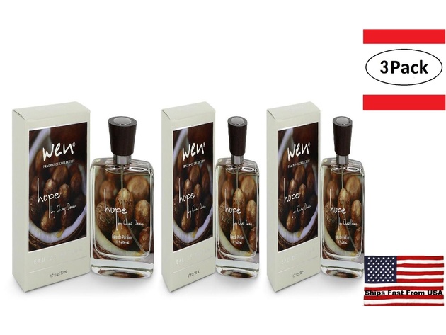 3 Pack Wen Hope by Chaz Dean Eau De Parfum Spray 1.7 oz for Women