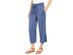 Style & Co Women's Paperbag-Waist Wide-Leg Pants Blue Size X-Large