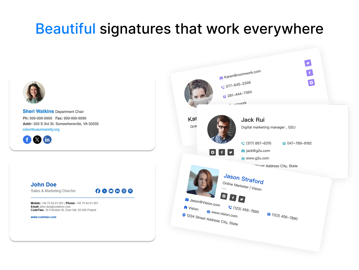 EmailSignatures: Lifetime Subscription (Pro Plan/3 Signatures)