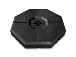 Costway 4 Piece Patio Cantilever Offset Umbrella Weights Base Plate Set - Black