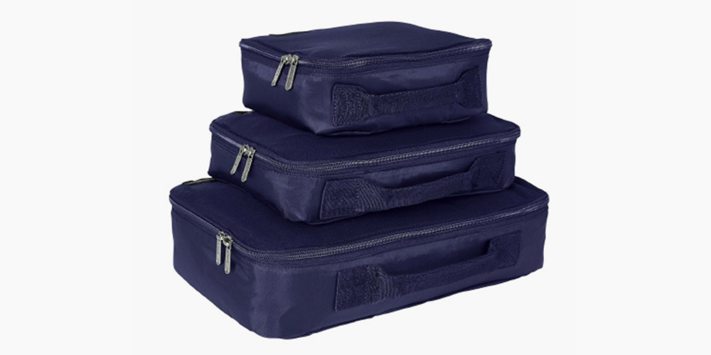 Genius Pack Compression Packing Cubes Set (Navy)