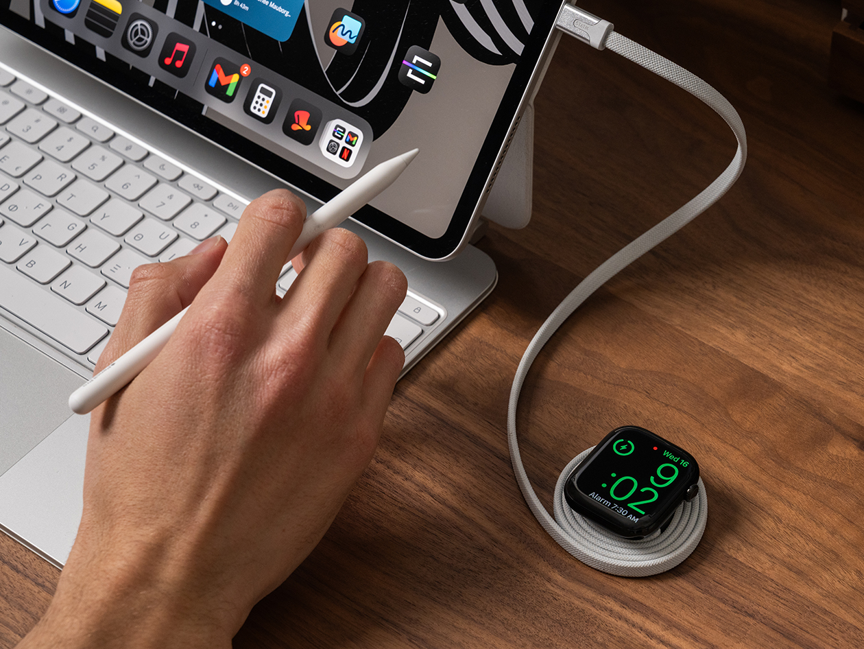 Statik® MagStack™ Slim USB-C Cable & Charger for Apple Watch (4-Pack)