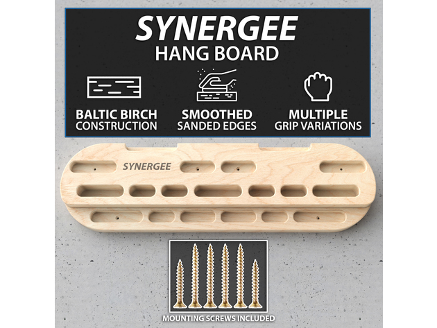 Synergee Wooden Hang Board