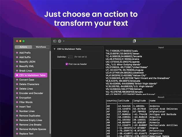 Text Workflow