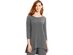 Alfani Women's High-Low Tunic Gray Size Large
