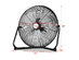 Costway 20'' High Velocity Fan Commercial Industrial Grade 3-Speed Floor Fan 360 degree Black
