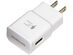 Samsung Fast Charging Adapter Travel Charger + (2) 5 foot Micro USB Data Cables - White 4 Pack