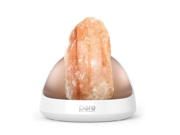Pure Enrichment PESLTDF PureGlow Crystal Salt Lamp + Diffuser (Large)