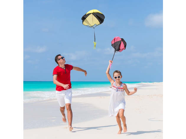 10 Pack: Kids Flying Parachutes