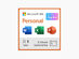 Microsoft 365 Personal: 15-Month Subscription [1TB OneDrive Cloud Storage for 1 User, PC/Mac]