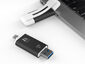 iKlips II Lightning iOS Flash Drive (128GB/Dark Grey)