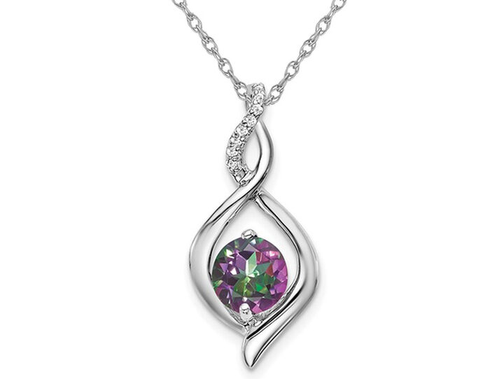 【MYSTIC LOCKET】PERTHSANTA Sterling Silver Heart Pentacle Pentagram Locket with Rainbow