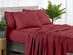 Bamboo 2000 Count 6-Piece Sheet Set with SnugGrip (Raspberry/King)