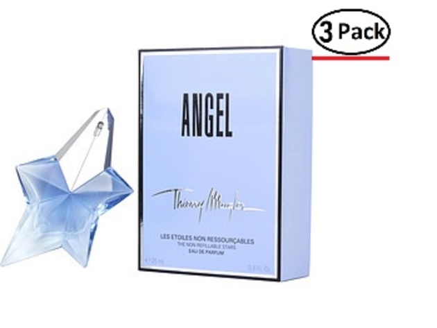 ANGEL by Thierry Mugler EAU DE PARFUM SPRAY .8 OZ for WOMEN ---(Package Of 3)