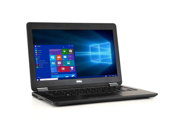 Dell Latitude E7250 Laptop Computer, 2.90 GHz Intel i5 Dual Core Gen 4, 8GB DDR3 RAM, 240GB SSD Hard Drive, Windows 10 Home 64 Bit, 12" Screen (Refurbished Grade B)