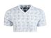 American Rag Mens Geometric Print V-Neck T-Shirt White Size 2 Extra Large