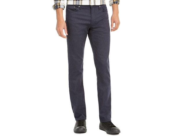 Levi's Men's Slim-Fit Stretch Flannel Jeans Red Size 33X32