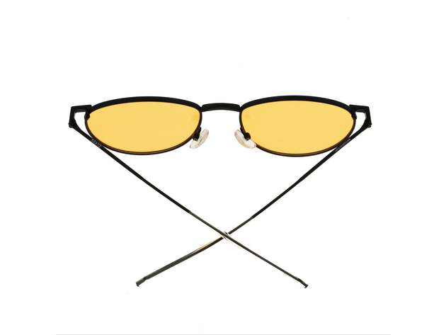 Benjamin Tran X GLVSS Sunglasses Black / Mandarin 