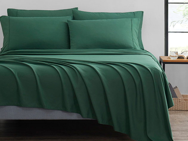 6-Piece Bamboo Comfort Luxury Sheet Set (Emerald/King)