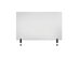 Offex Acrylic Sneeze Guard Desk Divider (48"x30", Clamp-On/Frosted)
