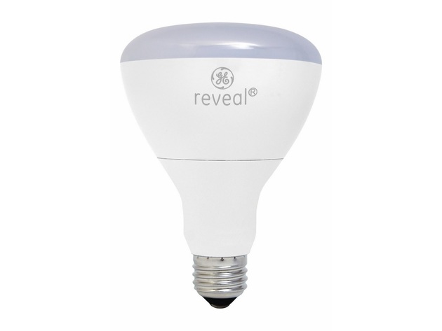 GE 45686 Dimmable R20 Shape Medium Base LED Light Bulb, 25000 Life Hrs 11W, White (New Open Box)