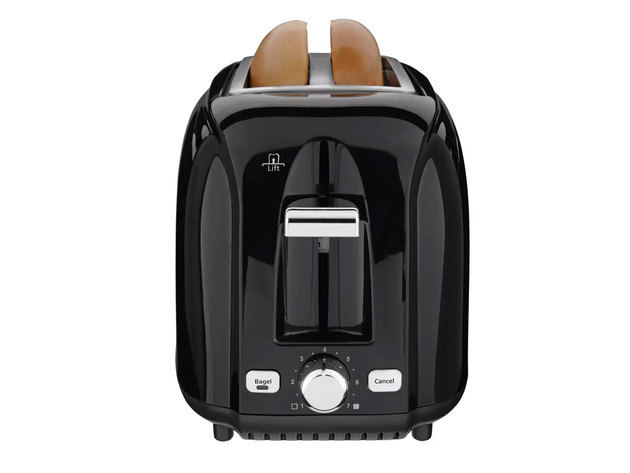 Sunbeam Black 2 Slice Toaster with Frozen Feature - Black