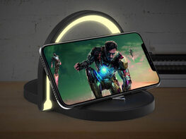 3-in-1 Night Light, Wireless Charger & Smartphone Stand
