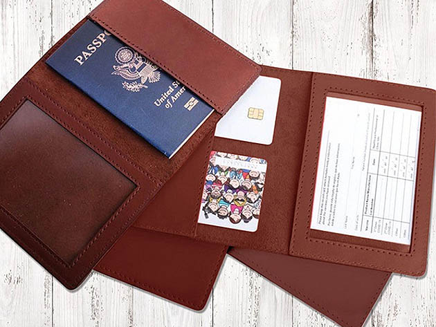 VIP 3-in-1 Card Holder for Vaccination Card, ID & Passport