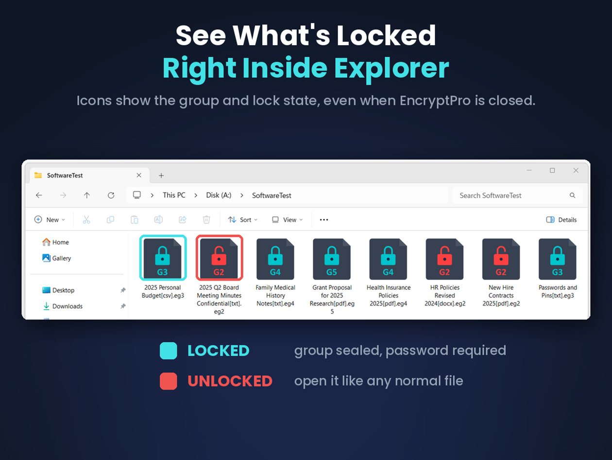 EncryptPro Personal Plan for Windows: Lifetime Subscription
