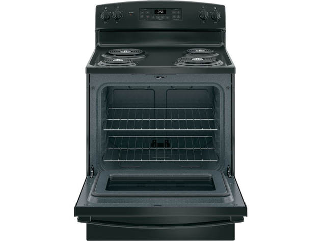 GE JB256DMBB 5.0 Cu. Ft. Black Freestanding Electric Range